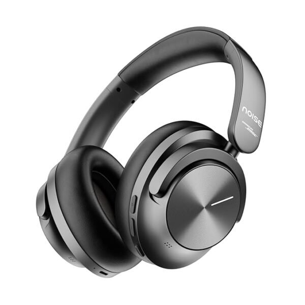 Noise Master Buds Max, Sound by Bose Wireless Over-Ear Headphones with Segment Leading Adaptive ANC, Dynamic EQ, LHDC 5.0, Immersive Spatial Audio,Upto 60H Playtime, App Support (Onyx)