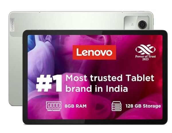Lenovo Idea Tab Smartchoice with Pen|5G + Wi-Fi|11 Inch,2.5K Display, 500 Nits Brightness|8GB RAM + 256GB ROM(Expandable Up to 2 TB)|Mediatek Dimensity 6300|Android 15|4-Speakers with Dolby Atmos,Grey