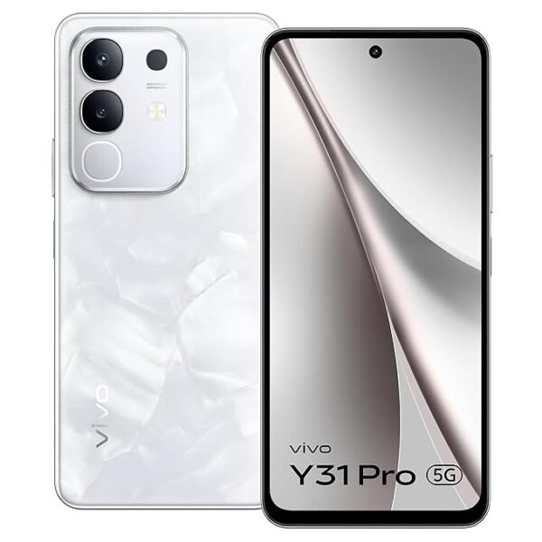 vivo Y31 Pro 5G (Dreamy White, 8GB RAM, 128GB Storage) with No Cost EMI/Additional Exchange Offers