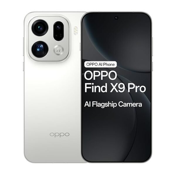 Oppo Find X9 Pro 5G (Silk White, 16GB RAM, 512GB Storage) with No Cost EMI/Additional Exchange Offers