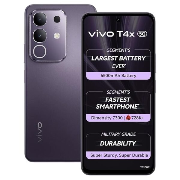 VIVO T4x (Pronto Purple, 6GB + 128GB)