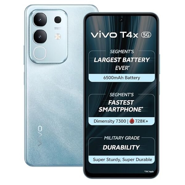 Vivo T4x 5G (Marine Blue, 128 GB) (6 GB RAM)